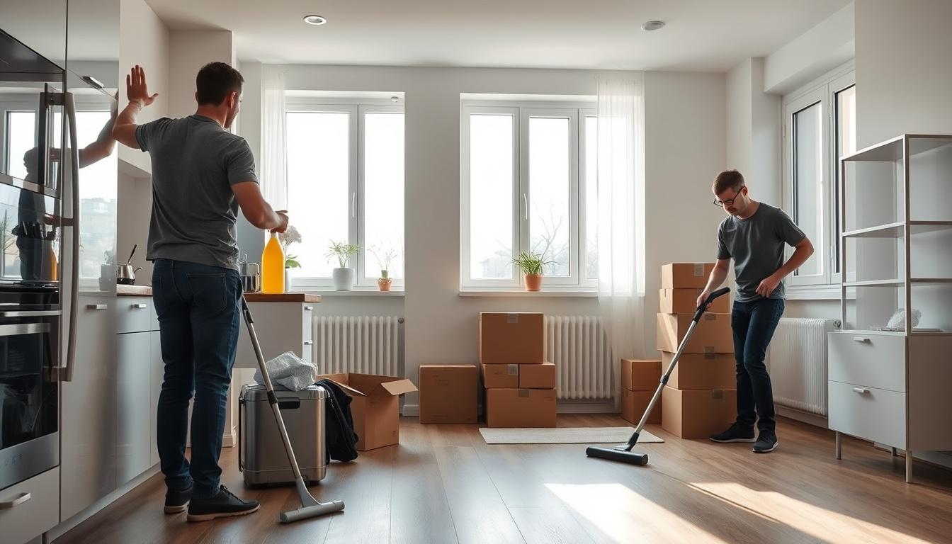 Clean the property for handover